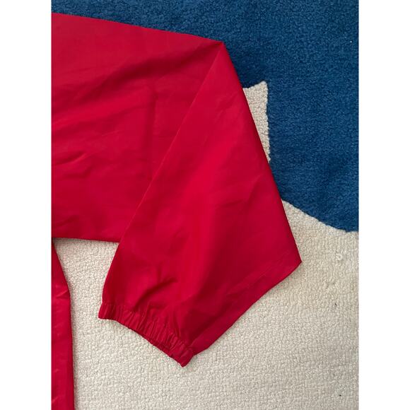 Vintage Swingster St Liborius HS Full Snap Nylon Windbreaker Jacket Large - Picture 5 of 8